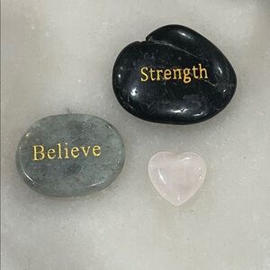 Inner Goddess Inspirational Stone Set with Heart